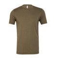 Olive Triblend - Front - Canvas Triblend Crew Neck T-Shirt - Mens Short Sleeve T-Shirt