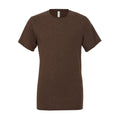 Brown Triblend - Front - Canvas Triblend Crew Neck T-Shirt - Mens Short Sleeve T-Shirt