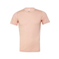 Peach Triblend - Front - Canvas Triblend Crew Neck T-Shirt - Mens Short Sleeve T-Shirt