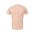 Peach Triblend - Back - Canvas Triblend Crew Neck T-Shirt - Mens Short Sleeve T-Shirt