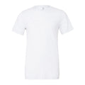 Solid White Triblend - Front - Canvas Triblend Crew Neck T-Shirt - Mens Short Sleeve T-Shirt