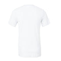 Solid White Triblend - Back - Canvas Triblend Crew Neck T-Shirt - Mens Short Sleeve T-Shirt