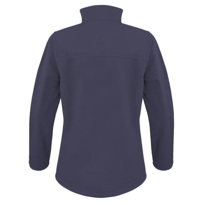 Navy Blue - Back - Result Womens Softshell Premium 3 Layer Performance Jacket (Waterproof, Windproof & Breathable)
