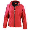 Red - Front - Result Womens Softshell Premium 3 Layer Performance Jacket (Waterproof, Windproof & Breathable)