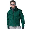 Bottle Green - Back - Result Mens Softshell Premium 3 Layer Performance Jacket (Waterproof, Windproof & Breathable)