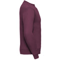 Burgundy - Side - Russell Mens Authentic Sweatshirt (Slimmer Cut)