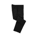 Black - Front - Dennys Unisex Black Elasticated Trouser - Chefswear