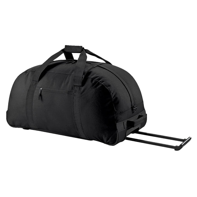 Black - Front - Bagbase Wheelie Holdall - Duffle Bag (105 Litres)