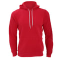 Red - Front - Canvas Unisex Pullover Hooded Sweatshirt - Hoodie