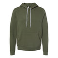 Military Green - Front - Canvas Unisex Pullover Hooded Sweatshirt - Hoodie