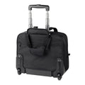 Black-Dark Graphite - Back - Quadra Tungsten Wheelie - Hand Luggage Compatible Bag (25 Litres)