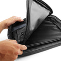 Black-Dark Graphite - Close up - Quadra Tungsten Wheelie - Hand Luggage Compatible Bag (25 Litres)