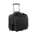 Black-Dark Graphite - Front - Quadra Tungsten Wheelie - Hand Luggage Compatible Bag (25 Litres)