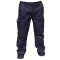 Navy Blue - Front - Result Mens Stretch Work Trousers - Pants (32 Inch Leg Length)