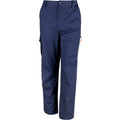 Navy Blue - Back - Result Mens Stretch Work Trousers - Pants (32 Inch Leg Length)