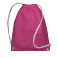 Magenta - Front - Jassz Bags Drawstring Backpack