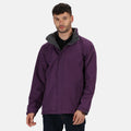 Majestic Purple-Seal Grey - Side - Regatta Mens Standout Ardmore Jacket (Waterproof & Windproof)