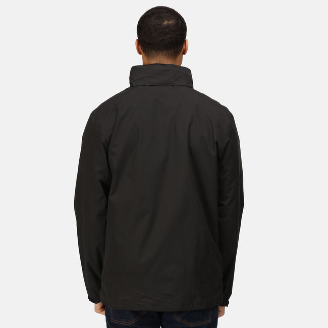 Black - Side - Regatta Mens Standout Ardmore Jacket (Waterproof & Windproof)