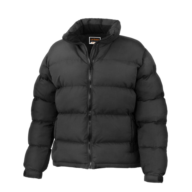 Black - Front - Result Womens-Ladies Urban Outdoor Holkham Down Feel Performance Jacket
