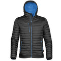 Black-Marine Blue - Front - Stormtech Mens Gravity Hooded Thermal Winter Jacket (Durable Water Resistant)