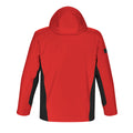 Stadium Red-Black - Back - Stormtech Mens Atmosphere 3-in-1 Performance System Jacket (Waterproof & Breathable)