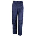 Navy Blue - Front - Result Unisex Work-Guard Windproof Action Trousers - Workwear
