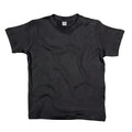 Charcoal Grey Melange - Front - Babybugz Baby Short Sleeve T-Shirt