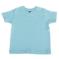Dusty Blue - Front - Babybugz Baby Short Sleeve T-Shirt