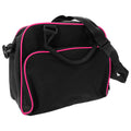 Black-Fuchia - Back - Bagbase Compact Junior Dance Messenger Bag (15 Litres)