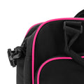 Black-Fuchia - Side - Bagbase Compact Junior Dance Messenger Bag (15 Litres)