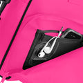 Fuchsia-Black - Side - Bagbase Compact Junior Dance Messenger Bag (15 Litres)
