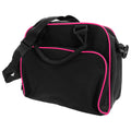 Black-Fuchia - Front - Bagbase Compact Junior Dance Messenger Bag (15 Litres)
