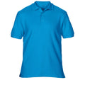 Sapphire - Front - Gildan Mens Premium Cotton Sport Double Pique Polo Shirt