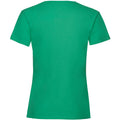 Kelly Green - Back - Fruit Of The Loom Girls Childrens Valueweight Short Sleeve T-Shirt