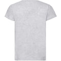 Heather Grey - Back - Fruit Of The Loom Girls Childrens Valueweight Short Sleeve T-Shirt
