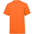 Orange - Back - Fruit Of The Loom Childrens-Kids Unisex Valueweight Short Sleeve T-Shirt