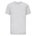 Heather Grey - Front - Fruit Of The Loom Childrens-Kids Unisex Valueweight Short Sleeve T-Shirt