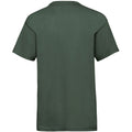 Bottle Green - Back - Fruit Of The Loom Childrens-Kids Unisex Valueweight Short Sleeve T-Shirt