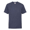 Vintage Heather Navy - Front - Fruit Of The Loom Childrens-Kids Unisex Valueweight Short Sleeve T-Shirt
