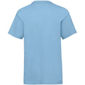 Sky Blue - Back - Fruit Of The Loom Childrens-Kids Unisex Valueweight Short Sleeve T-Shirt