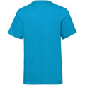 Azure Blue - Back - Fruit Of The Loom Childrens-Kids Unisex Valueweight Short Sleeve T-Shirt