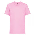 Light Pink - Front - Fruit Of The Loom Childrens-Kids Unisex Valueweight Short Sleeve T-Shirt