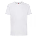 White - Front - Fruit Of The Loom Childrens-Kids Unisex Valueweight Short Sleeve T-Shirt
