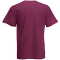 Burgundy - Back - Fruit Of The Loom Mens Screen Stars Original Full Cut Short Sleeve T-Shirt