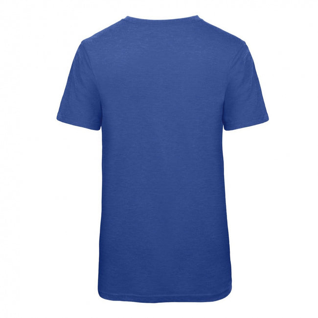 Heather Royal - Back - B&C Mens Favourite Short Sleeve Triblend T-Shirt