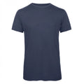 Heather Navy - Front - B&C Mens Favourite Short Sleeve Triblend T-Shirt