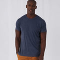 Heather Navy - Back - B&C Mens Favourite Short Sleeve Triblend T-Shirt