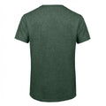 Heather Forest Green - Side - B&C Mens Favourite Short Sleeve Triblend T-Shirt