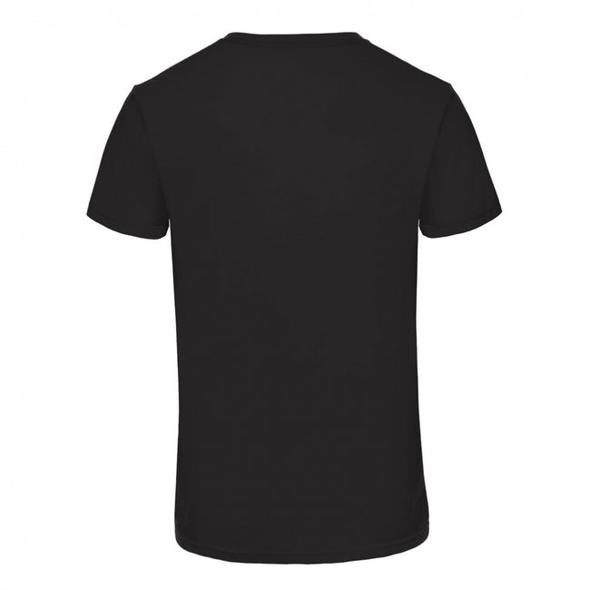 Black - Back - B&C Mens Favourite Short Sleeve Triblend T-Shirt