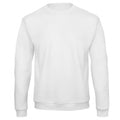 White - Front - B&C Adults Unisex ID. 202 50-50 Sweatshirt